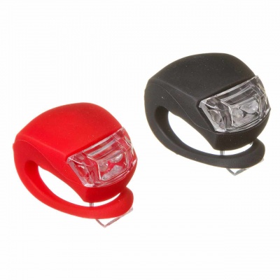 Набор сил.фонарей STG, BC-RL8001, 2 бел и 2 красн диода, 3 функции, бат: CR2032*2/шт чер/кр (Х95125) STG  фото, kupilegko.ru